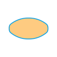 Illustrated cross section depicting Elliptical wire